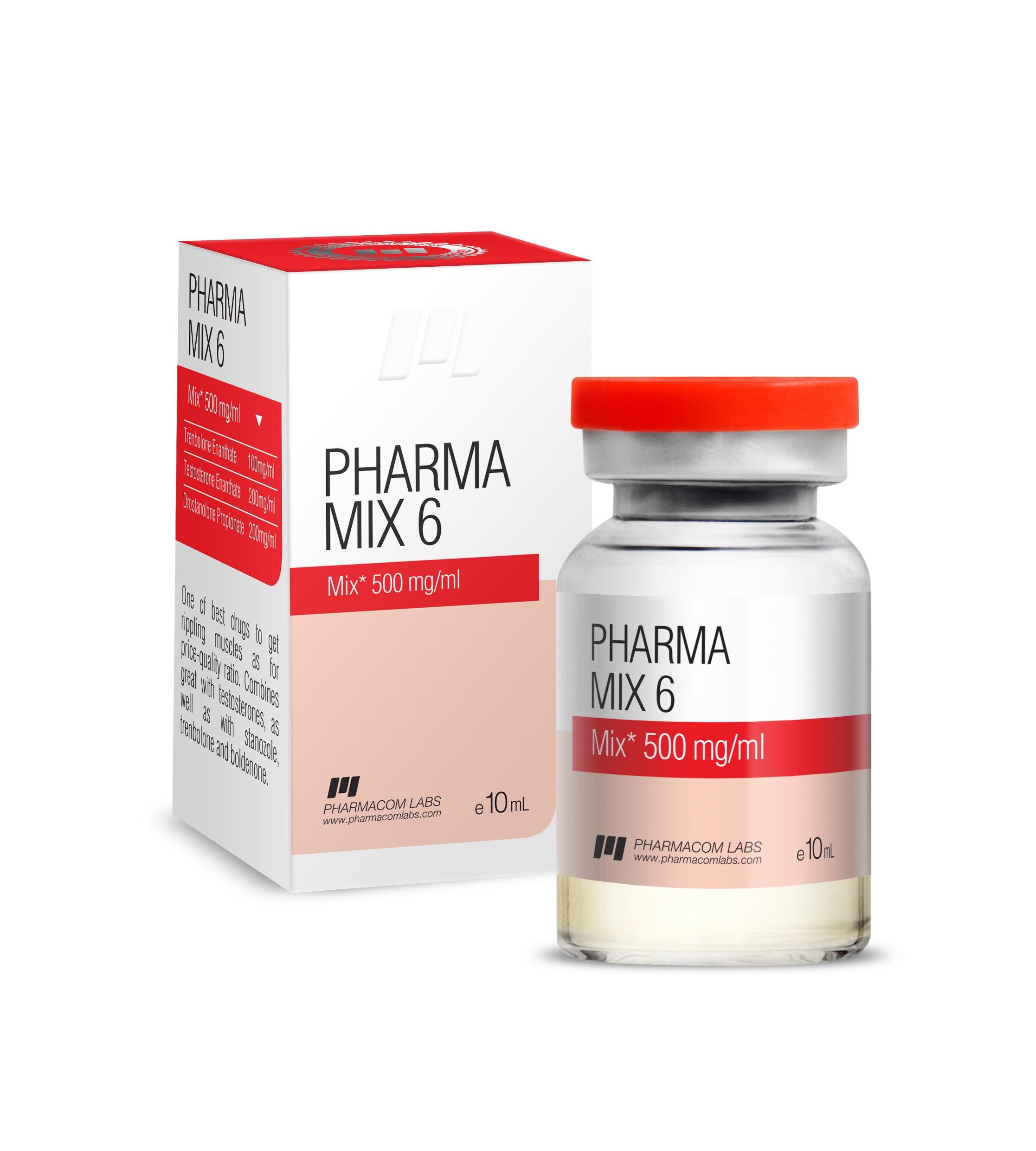 527336802a8af96fd3533a1c5cdaf69apharma-mix-6psd PharmaMix-6 (Микс стероидов) PharmaCom Labs балон 10 мл (500 мг/10мл) — купить в Стероид-Ман